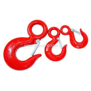 forged red painting load binder slip eye grab hook